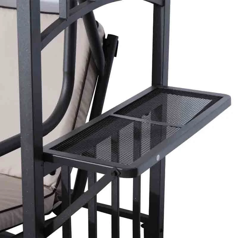 Outsunny 2 Person Padded Garden Swing Chair - Beige - 84A-020 3 Outsunny 2 Person Padded Garden Swing Chair - Beige - 84A-020 - Image 3