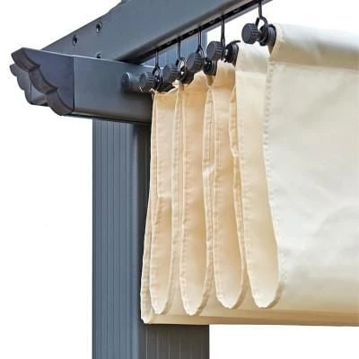 Oseasons® Acorn Aluminium 3m Square Pergola Gazebo - Creamy White - 106378 3 Oseasons® Acorn Aluminium 3m Square Pergola Gazebo - Creamy White - 106378 - Image 3