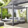 Oseasons® Acorn Aluminium 3m Square Pergola Gazebo - Grey - 106379 -OUTSUNNY Sales Shop 1 0 106379