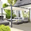 Oseasons® Acorn Aluminium 4m Rectangular Pergola Gazebo - Creamy White - 106380 -OUTSUNNY Sales Shop 1 0 106380