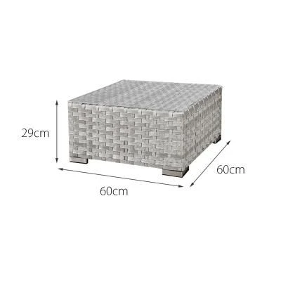 Oseasons® Trinidad Deluxe Rattan 8 Seater Modular Sofa Set - Dove Grey - 106448 5 Oseasons® Trinidad Deluxe Rattan 8 Seater Modular Sofa Set - Dove Grey - 106448 - Image 5