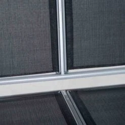 Outsunny Outdoor 3-Seater Swing Chair - Black - 84A-059BK