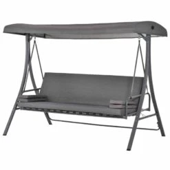 Outsunny 2-in-1 3-Seater Garden Swing Chair - Grey - 84A-180 12 Outsunny 2-in-1 3-Seater Garden Swing Chair - Grey - 84A-180 -OUTSUNNY Sales Shop 4dccff17dc5301580.jpg