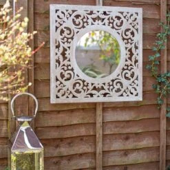 La Hacienda Square Garden Mirror - 55892 9 La Hacienda Square Garden Mirror - 55892 -OUTSUNNY Sales Shop 5 5 55892 4