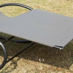 Outsunny Double Hammock Sun Lounger - Grey - 84A-027GY -OUTSUNNY Sales Shop 6qk3d617f4ed0e28e.jpg