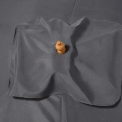 Outsunny 2 X 3 X 2.5m Wood Square Parasol - Dark Grey - 84D-057CG -OUTSUNNY Sales Shop 84d 057cg 6