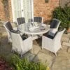 Rowlinson Prestbury 7 Piece Dining Set - Grey - PRESET6 -OUTSUNNY Sales Shop 8bf214876231dc5593cc8995d068c4cab3d26a55f724cf69bcf9a7636fca3d6f