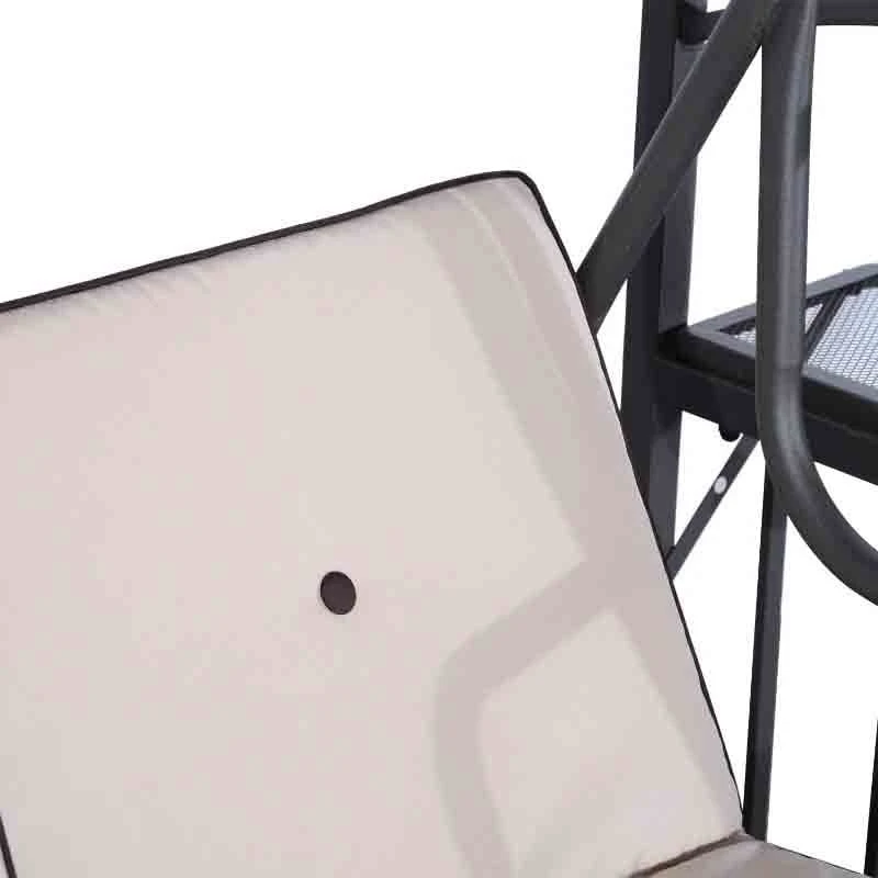 Outsunny 2 Person Padded Garden Swing Chair - Beige - 84A-020 5 Outsunny 2 Person Padded Garden Swing Chair - Beige - 84A-020 - Image 5