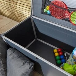 Rowlinson Airevale 4x2 Cushion Box Dark Grey - AI42CBDG -OUTSUNNY Sales Shop a i ai42cbdg 2