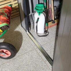 Rowlinson Airevale 4x6 Plastic Apex Shed Light Grey - AI46APXLG -OUTSUNNY Sales Shop a i ai46apxlg 3