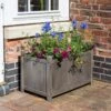 Rowlinson Alderley Grey Rectangular Planter - ALDRECPL 9 Rowlinson Alderley Grey Rectangular Planter - ALDRECPL -OUTSUNNY Sales Shop a l aldrecpl