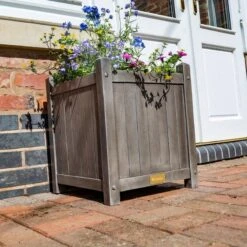 Rowlinson Alderley Grey Square Planter - ALDSQPL -OUTSUNNY Sales Shop a l aldsqpl 2