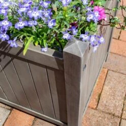 Rowlinson Alderley Grey Square Planter - ALDSQPL -OUTSUNNY Sales Shop a l aldsqpl 4