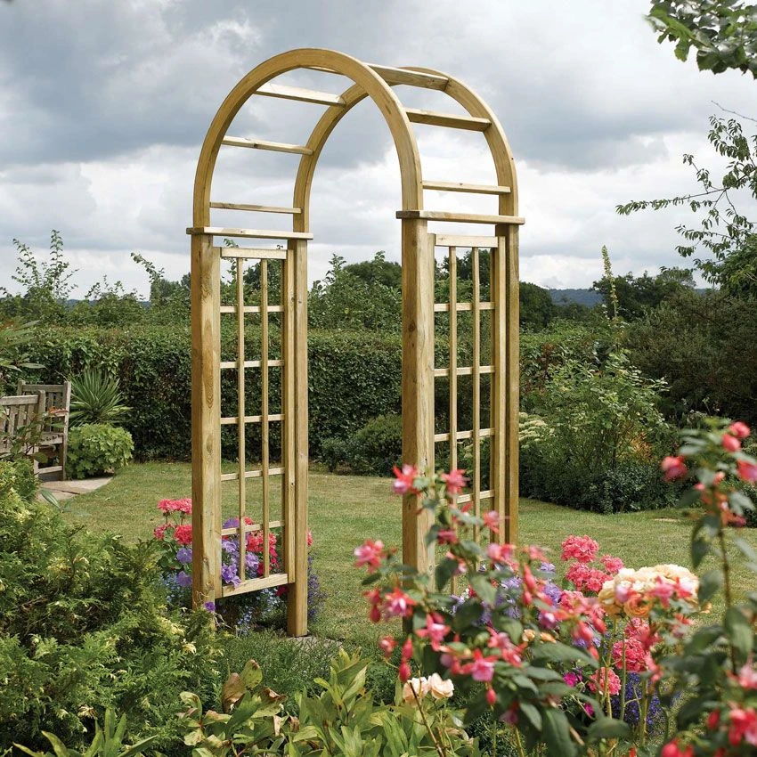 Rowlinson Round Top Garden Arch - ARCHRHD 4 Rowlinson Round Top Garden Arch - ARCHRHD - Image 4