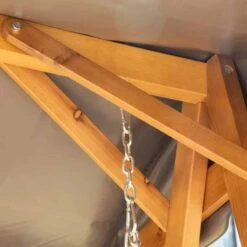 Outsunny 3 Seater Fir Wooden Garden Swing Chair With Canopy - Brown - 84A-215 12 Outsunny 3 Seater Fir Wooden Garden Swing Chair With Canopy - Brown - 84A-215 -OUTSUNNY Sales Shop asad4d18006e003dc.jpg