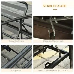 Outsunny 3 Seater Garden Swing Chair With Gazebo - Grey - 84A-056V70 -OUTSUNNY Sales Shop bpkc7217dc57953c5.jpg