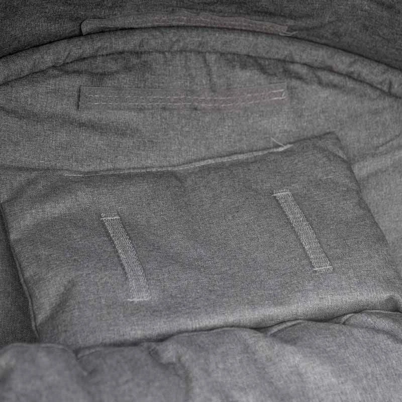 Outsunny Retractable Canopy Hanging Egg Chair With Cushion - Grey - 84A-212 8 Outsunny Retractable Canopy Hanging Egg Chair With Cushion - Grey - 84A-212 - Image 8