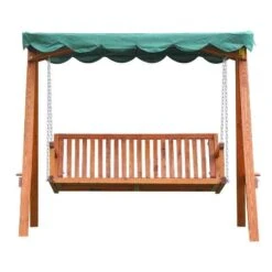 Outsunny 3-Seater Larch Wood Swing Chair -Green - 01-0302 13 Outsunny 3-Seater Larch Wood Swing Chair -Green - 01-0302 -OUTSUNNY Sales Shop dehdaa18025ea95e5.jpg