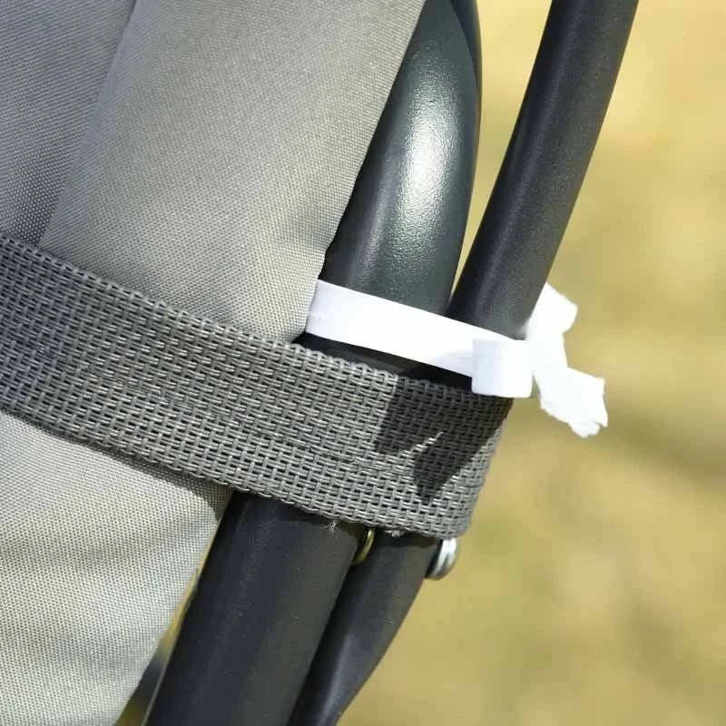 Outsunny 2 Seater Separate Canopy Swing Chair - Grey - 84A-052V70 4 Outsunny 2 Seater Separate Canopy Swing Chair - Grey - 84A-052V70 - Image 4