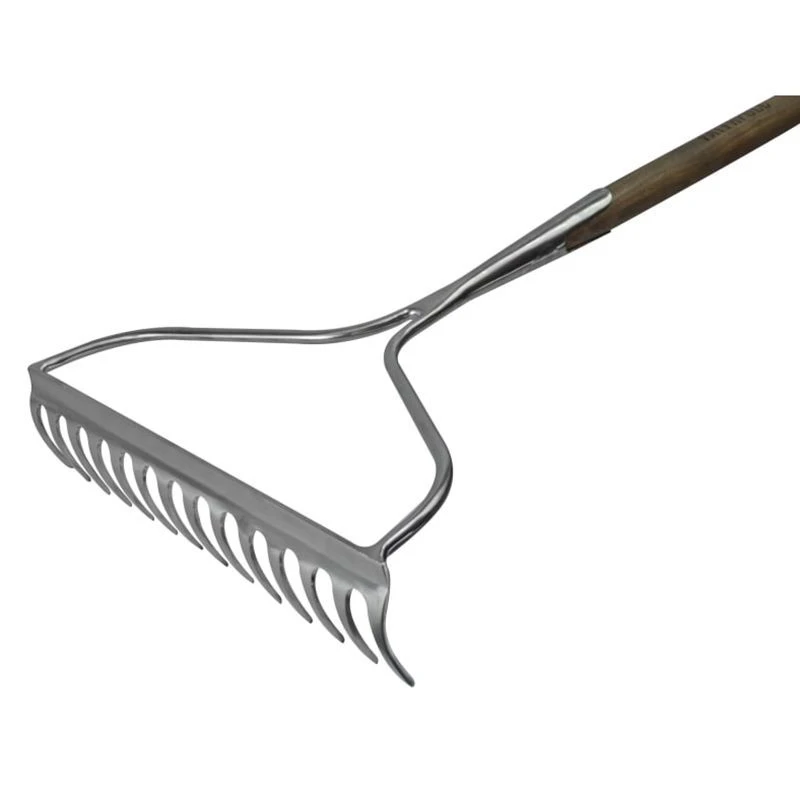 Faithfull Prestige Stainless Steel Garden Rake Ash Handle - FAIPRESGRSS 1 Faithfull Prestige Stainless Steel Garden Rake Ash Handle - FAIPRESGRSS