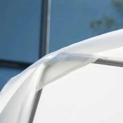 Outsunny Double Hammock Sun Lounger With Canopy - Cream White - 84B-174CW -OUTSUNNY Sales Shop fcsd4d1816507c54f.jpg