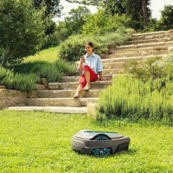 Gardena SILENO City 500m² Smart Robotic Lawnmower - 19602-68 12 Gardena SILENO City 500m² Smart Robotic Lawnmower - 19602-68 -OUTSUNNY Sales Shop gardena sileno city 19602 68 lifestyle 1
