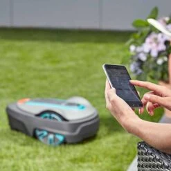 Gardena SILENO City 500m² Smart Robotic Lawnmower - 19602-68 11 Gardena SILENO City 500m² Smart Robotic Lawnmower - 19602-68 -OUTSUNNY Sales Shop gardena sileno city 19602 68 smartphone app