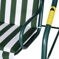 Outsunny 3-Seater Metal Garden Swing Chair - Green - 84A-118 -OUTSUNNY Sales Shop gfw0c61859ab1849a.jpg