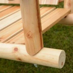 Outsunny Garden Wooden Swing Chair - Natural Wood - 84A-086 -OUTSUNNY Sales Shop gw07e417dc4545ca9.jpg