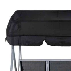 Outsunny Outdoor 3-Seater Swing Chair - Black - 84A-059BK -OUTSUNNY Sales Shop gxcd4d1859f73125f.jpg