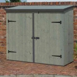 Rowlinson Heritage Wallstore With Dark Grey Trim - Grey - HERWSTR1DT
