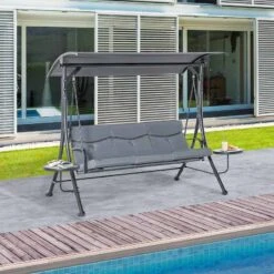 Outsunny 3 Seater Garden Swing Chair With Coffee Tables - Grey - 84A-162 15 Outsunny 3 Seater Garden Swing Chair With Coffee Tables - Grey - 84A-162 -OUTSUNNY Sales Shop jeg6ff18746d3c3e1.jpg