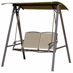 Outsunny 2 Seater Garden Swing Chair With Canopy - Brown - 84A-251BN 14 Outsunny 2 Seater Garden Swing Chair With Canopy - Brown - 84A-251BN -OUTSUNNY Sales Shop jqddaa18068b8cd46.jpg