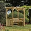 Kelkay Appleton Garden Swing Arbour - Timber - 620003 -OUTSUNNY Sales Shop k e kelkay appleton 620003