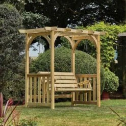 Kelkay Appleton Garden Swing Arbour - Timber - 620003