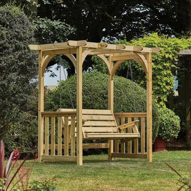 Kelkay Appleton Garden Swing Arbour - Timber - 620003 1 Kelkay Appleton Garden Swing Arbour - Timber - 620003