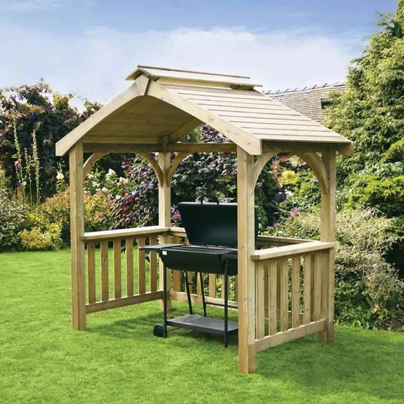Kelkay Appleton Barbecue Shelter - Timber - 650005 1 Kelkay Appleton Barbecue Shelter - Timber - 650005