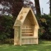 Kelkay Carsington Storage Garden Arbour - Timber - 630006 6 Kelkay Carsington Storage Garden Arbour - Timber - 630006 -OUTSUNNY Sales Shop k e kelkay carsington 630006