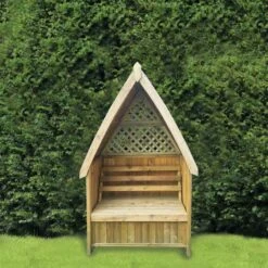 Kelkay Carsington Storage Garden Arbour - Timber - 630006 -OUTSUNNY Sales Shop k e kelkay carsington 630006 lifestyle