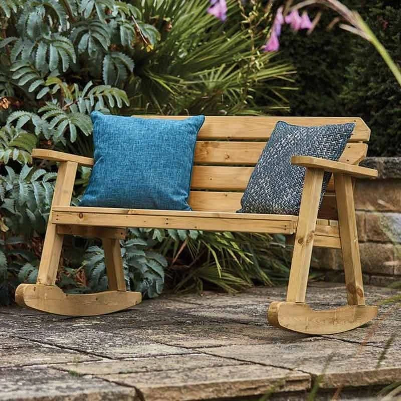 Kelkay Hampton 2 Seater Rocker Garden Bench - Timber - 610004 1 Kelkay Hampton 2 Seater Rocker Garden Bench - Timber - 610004