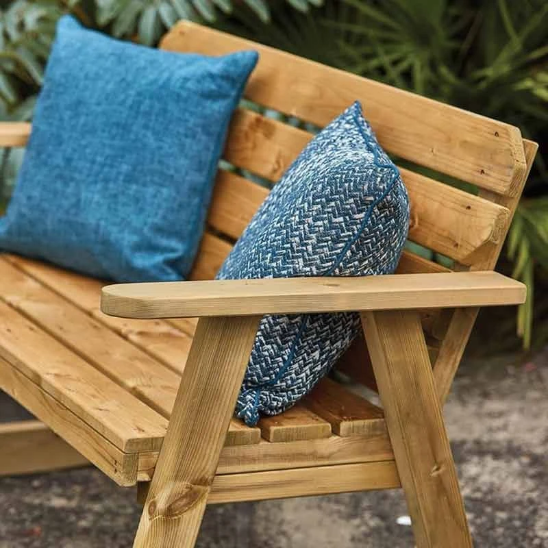 Kelkay Hampton 2 Seater Rocker Garden Bench - Timber - 610004 2 Kelkay Hampton 2 Seater Rocker Garden Bench - Timber - 610004 - Image 2