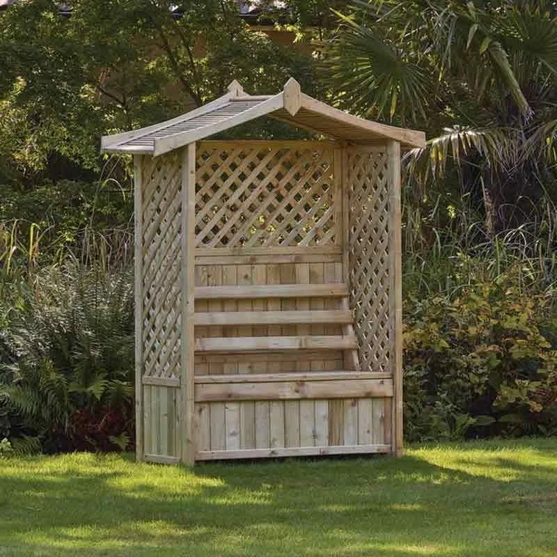 Kelkay Tansley Seated Garden Arbour - Timber - 630007 1 Kelkay Tansley Seated Garden Arbour - Timber - 630007