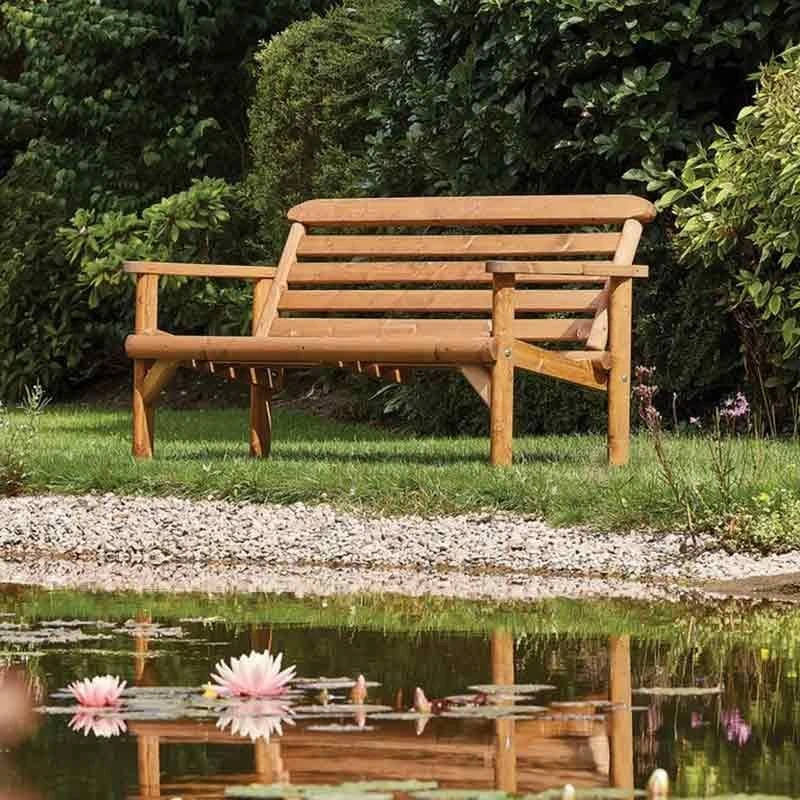 Kelkay Thornton 5ft Rustic Garden Bench - Timber - 610010 1 Kelkay Thornton 5ft Rustic Garden Bench - Timber - 610010