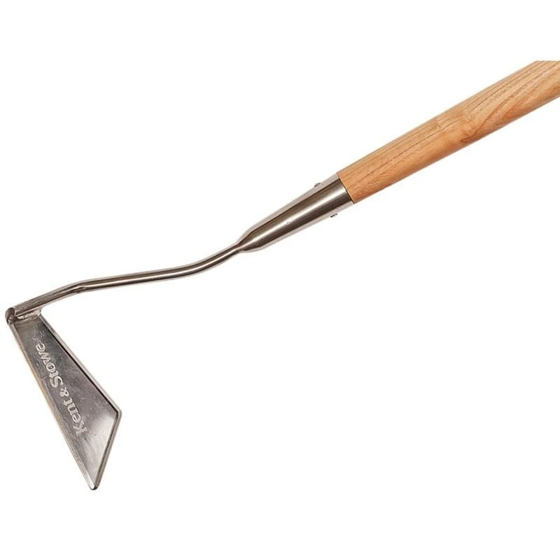 Kent & Stowe Stainless Steel Long Handled 3-Edged Hoe, FSC® - K/S70100037 1 Kent & Stowe Stainless Steel Long Handled 3-Edged Hoe, FSC® - K/S70100037