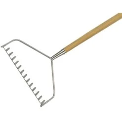 Kent & Stowe Stainless Steel Long Handled Soil Rake, FSC® - K/S70100057