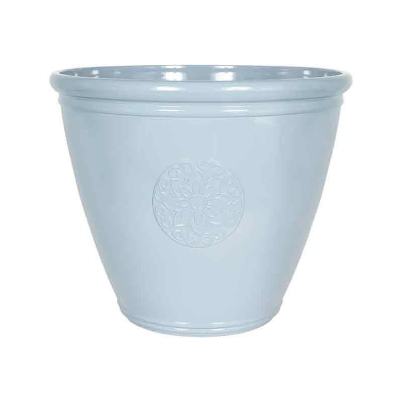 La Hacienda Plant Avenue Eden Emblem Blue 40cm Garden Pot - 90525BU 2 La Hacienda Plant Avenue Eden Emblem Blue 40cm Garden Pot - 90525BU - Image 2