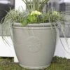 La Hacienda Plant Avenue Eden Emblem Grey 45cm Garden Pot - 90526GR