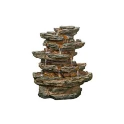 La Hacienda Red Rock Springs Inc LEDs Water Feature - 45203L -OUTSUNNY Sales Shop l a la hacienda redrock springs 45203l 1