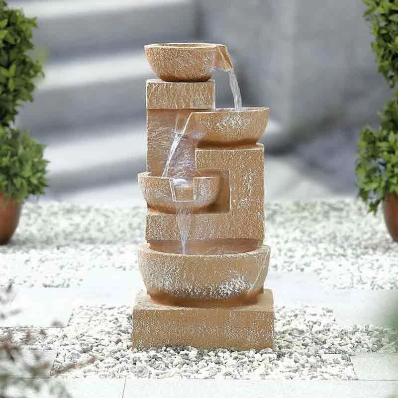 La Hacienda Sparkling Bowls Inc LEDS Water Feature - 4714L 1 La Hacienda Sparkling Bowls Inc LEDS Water Feature - 4714L