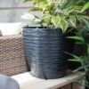 La Hacienda Plant Avenue Windermere Charcoal 33cm Garden Pot - 90400CH -OUTSUNNY Sales Shop l a la hacienda windermere 90400ch